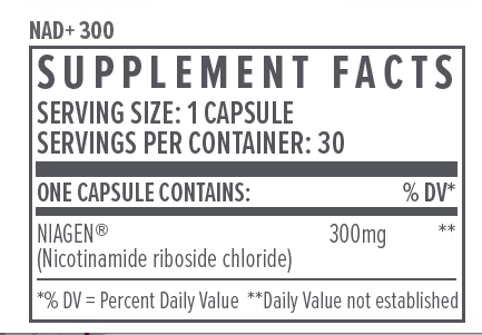NAD+ 300: Cellular Health + Healthy Aging