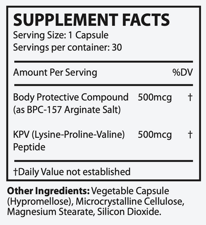 GUTTIDES (BPC 157 + KPV)